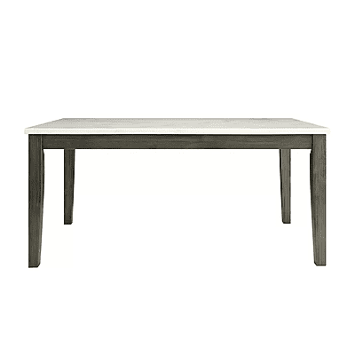 VIKINTERIO Malabar Dining Table with Marble Top and Six Upholstory Chairs VIKINTERIO Malabar Dining Table with Marble Top and Six Upholstory Chairs
