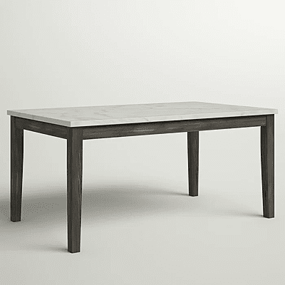 Vikinterio Malabar Marble Top Six seater Dining Table Vikinterio Malabar Marble Top Six seater Dining Table