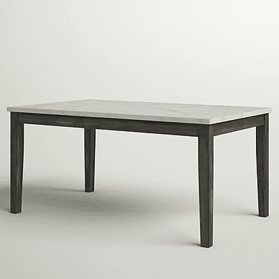 Vikinterio Malabar Marble Top Six seater Dining Table Vikinterio Malabar Marble Top Six seater Dining Table