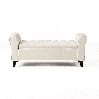 Vikinterio Norway Armed Storage Bench Vikinterio Norway Armed Storage Bench