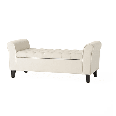 Vikinterio Norway Armed Storage Bench Vikinterio Norway Armed Storage Bench