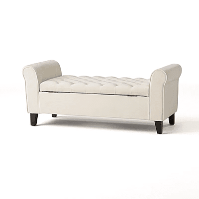Vikinterio Norway Armed Storage Bench Vikinterio Norway Armed Storage Bench