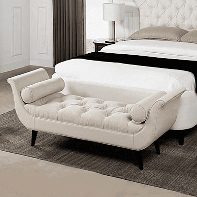 Vikinterio Venice Upholstered Bench Vikinterio Venice Upholstered Bench