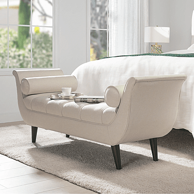 Vikinterio Venice Upholstered Bench Vikinterio Venice Upholstered Bench