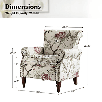 Vikinterio Modern Accent Chair for Living room Vikinterio Modern Accent Chair for Living room