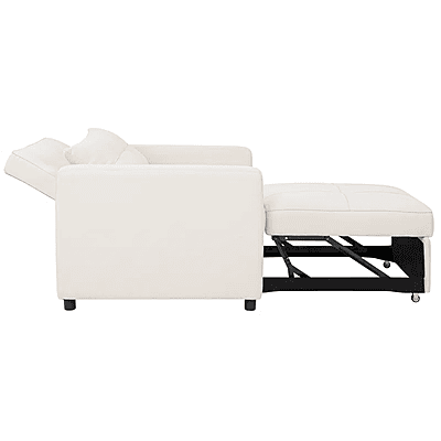 Vikinterio 3 in 1 Convertible Chair Bed, Lounger Sleeper Chair Bed, Linen Sofa Bed Sleeper Armchair Vikinterio 3 in 1 Convertible Chair Bed, Lounger Sleeper Chair Bed, Linen Sofa Bed Sleeper Armchair