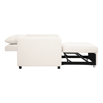 Vikinterio 3 in 1 Convertible Chair Bed, Lounger Sleeper Chair Bed, Linen Sofa Bed Sleeper Armchair Vikinterio 3 in 1 Convertible Chair Bed, Lounger Sleeper Chair Bed, Linen Sofa Bed Sleeper Armchair