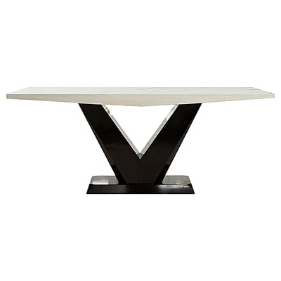 57 Marble Top Dining Table Set with Six Chairs 57 Marble Top Dining Table Set with Six Chairs
