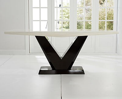 57 Marble Top Dining Table Set with Six Chairs 57 Marble Top Dining Table Set with Six Chairs
