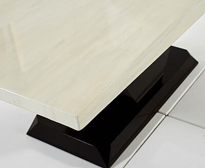 57 Marble Top Dining Table Set with Six Chairs 57 Marble Top Dining Table Set with Six Chairs