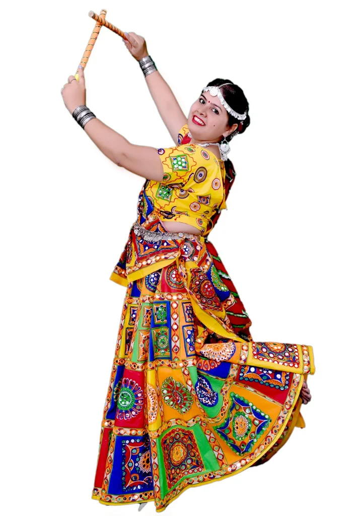 Women Garba Lehenga Choli Dress