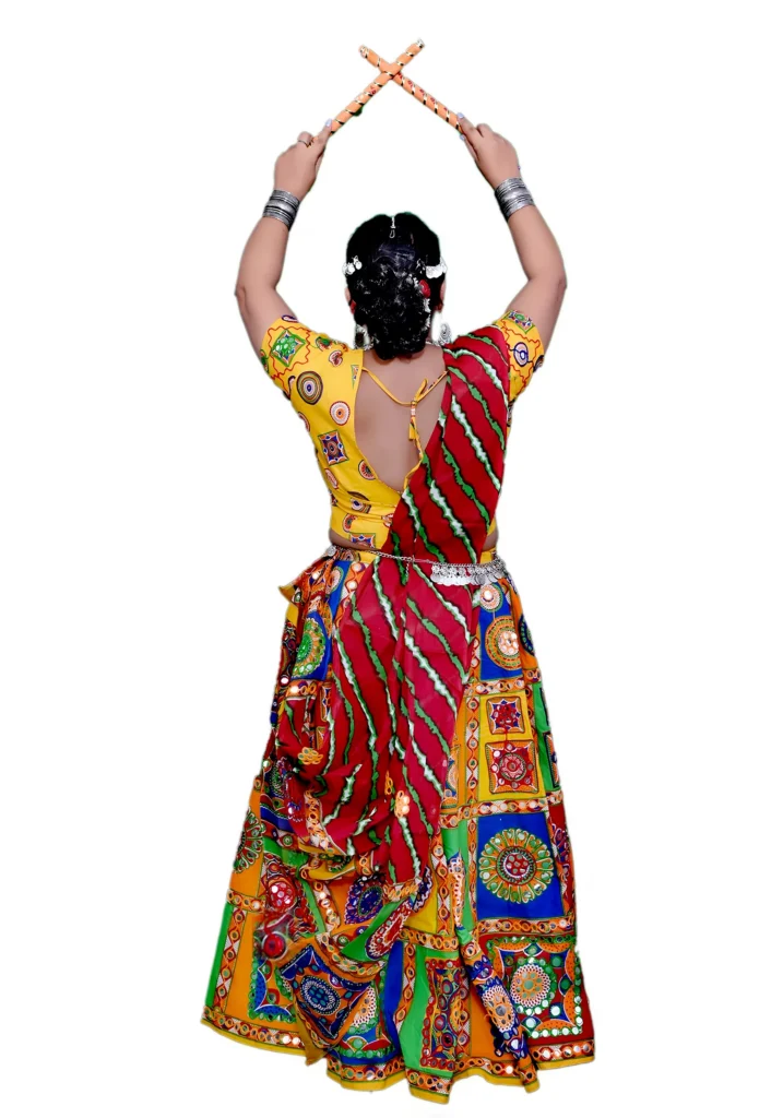 Women Garba Lehenga Choli Dress