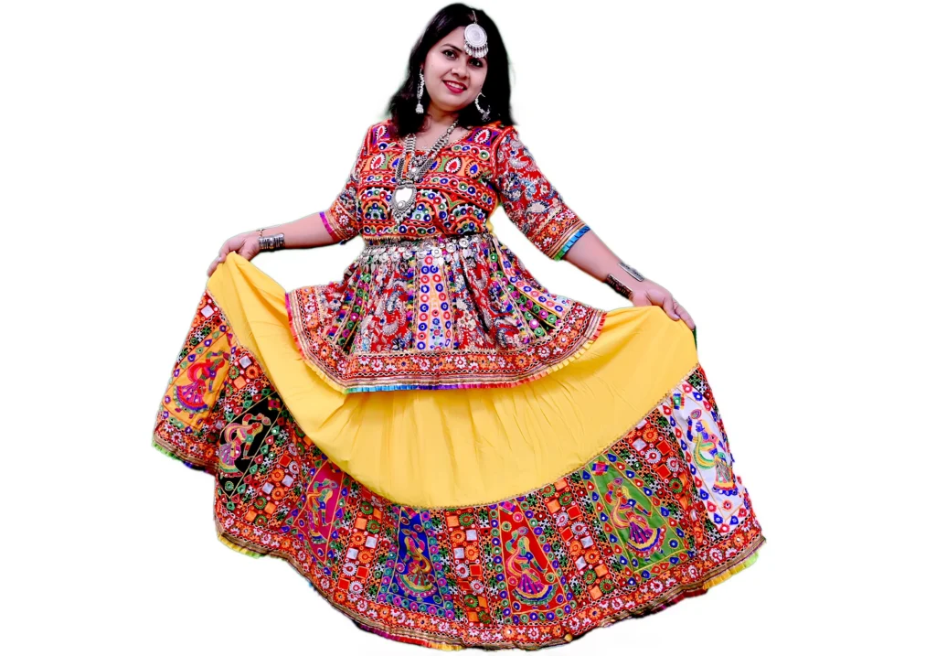 Navratri Koti Style Garba Lehenga Choli