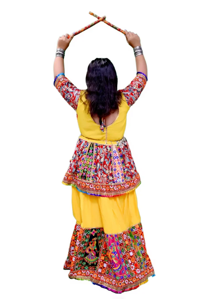 Navratri Koti Style Garba Lehenga Choli