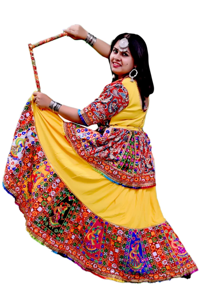 Navratri Koti Style Garba Lehenga Choli