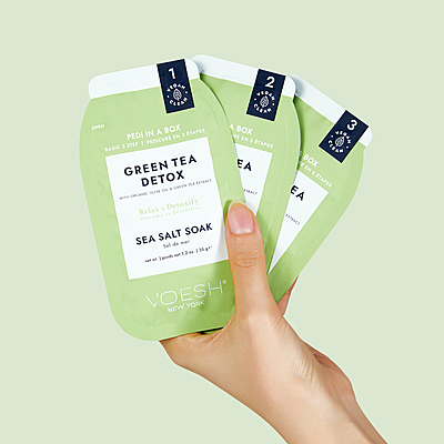 Pedi in a Box Basic 3 Step - Green tea Detox Pedi in a Box Basic 3 Step - Green tea Detox