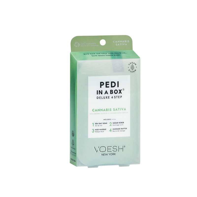 Pedi in a Box Deluxe 4 Step - Cannabis Sativa Pedi in a Box Deluxe 4 Step - Cannabis Sativa