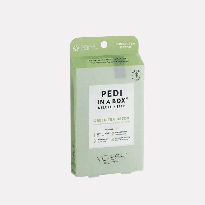 Pedi in a Box Deluxe 4 Step - Green Tea Detox Pedi in a Box Deluxe 4 Step - Green Tea Detox