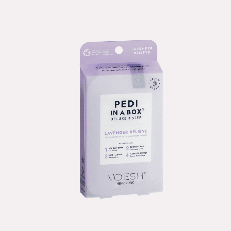 Pedi in a Box Deluxe 4 Step - Lavender Relieve Pedi in a Box Deluxe 4 Step - Lavender Relieve
