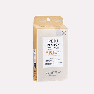 Pedi in a Box Deluxe 4 Step - Honey Oatmilk Nourish Pedi in a Box Deluxe 4 Step - Honey Oatmilk Nourish