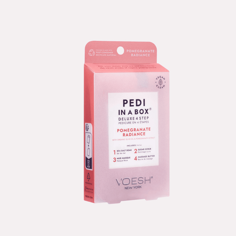 Pedi in a Box Deluxe 4 Step - Pomegrante Radiant Pedi in a Box Deluxe 4 Step - Pomegrante Radiant