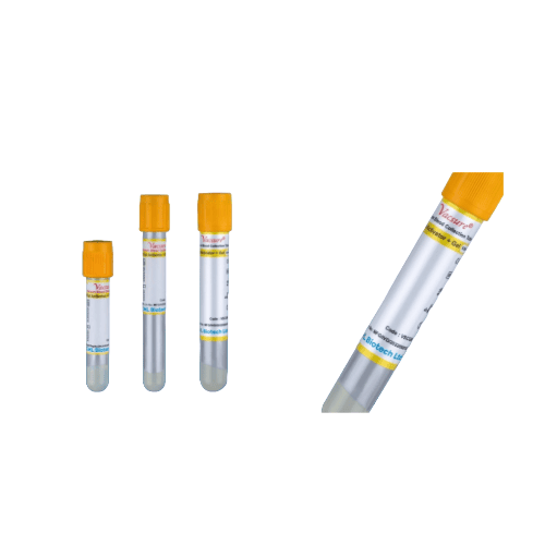 Vacsure Vacuum Blood Collection Tubes - Clot Activator Tubes (13x75mm Pet Tube)