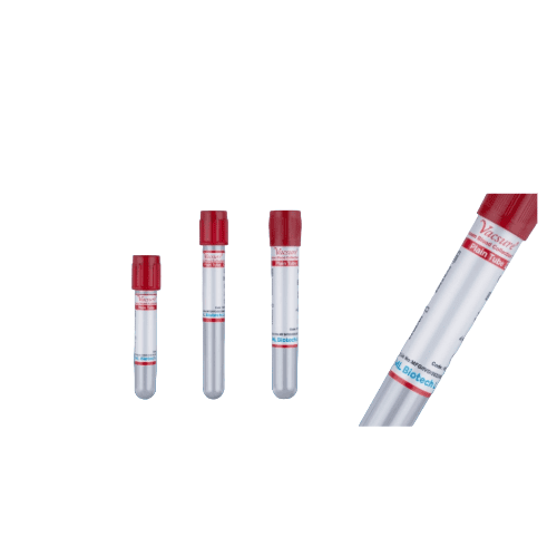 Vacsure Vacuum Blood Collection Tubes - Plain Tubes (13X75mm Pet Tube)