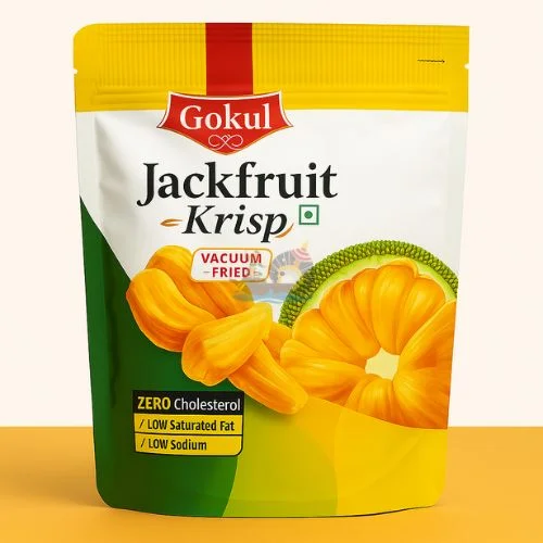 Gokul Vacuum Fried Jackfruit Krisp โ Crunchy Goodness, Naturally Preserved- 100g Gokul Vacuum Fried Jackfruit Krisp โ Crunchy Goodness, Naturally Preserved- 100g