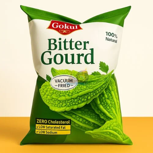 Gokul Vacuum Fried Bitter Gourd โ Crispy, Spicy & Healthy Snack- 100g Gokul Vacuum Fried Bitter Gourd โ Crispy, Spicy & Healthy Snack- 100g