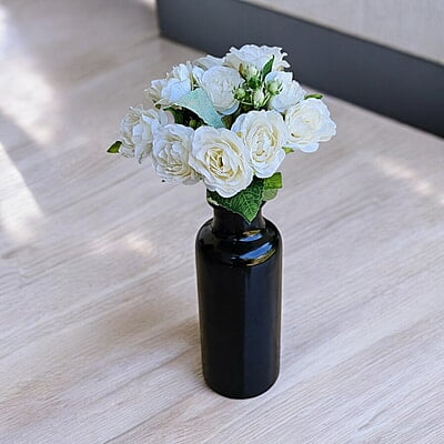Black Ceramic Vase Black Ceramic Vase