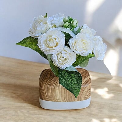 Wood Grain Ceramic Vase Wood Grain Ceramic Vase