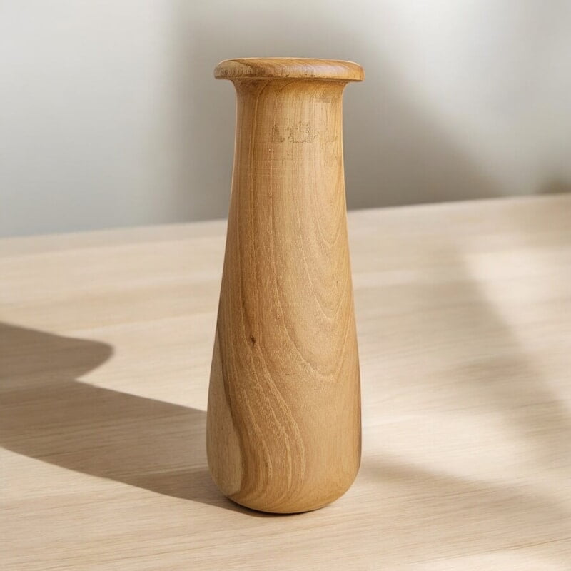 Natural Wooden Vase