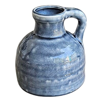 Flower Vase Jug Shape Bluish Grey1 Flower Vase Jug Shape Bluish Grey1