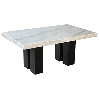 Vikinterio Contemporary Modern Marble Top Six Seater Dining Table Set Vikinterio Contemporary Modern Marble Top Six Seater Dining Table Set