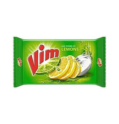 Vim Dishwash Bar - Lemon, 60 g