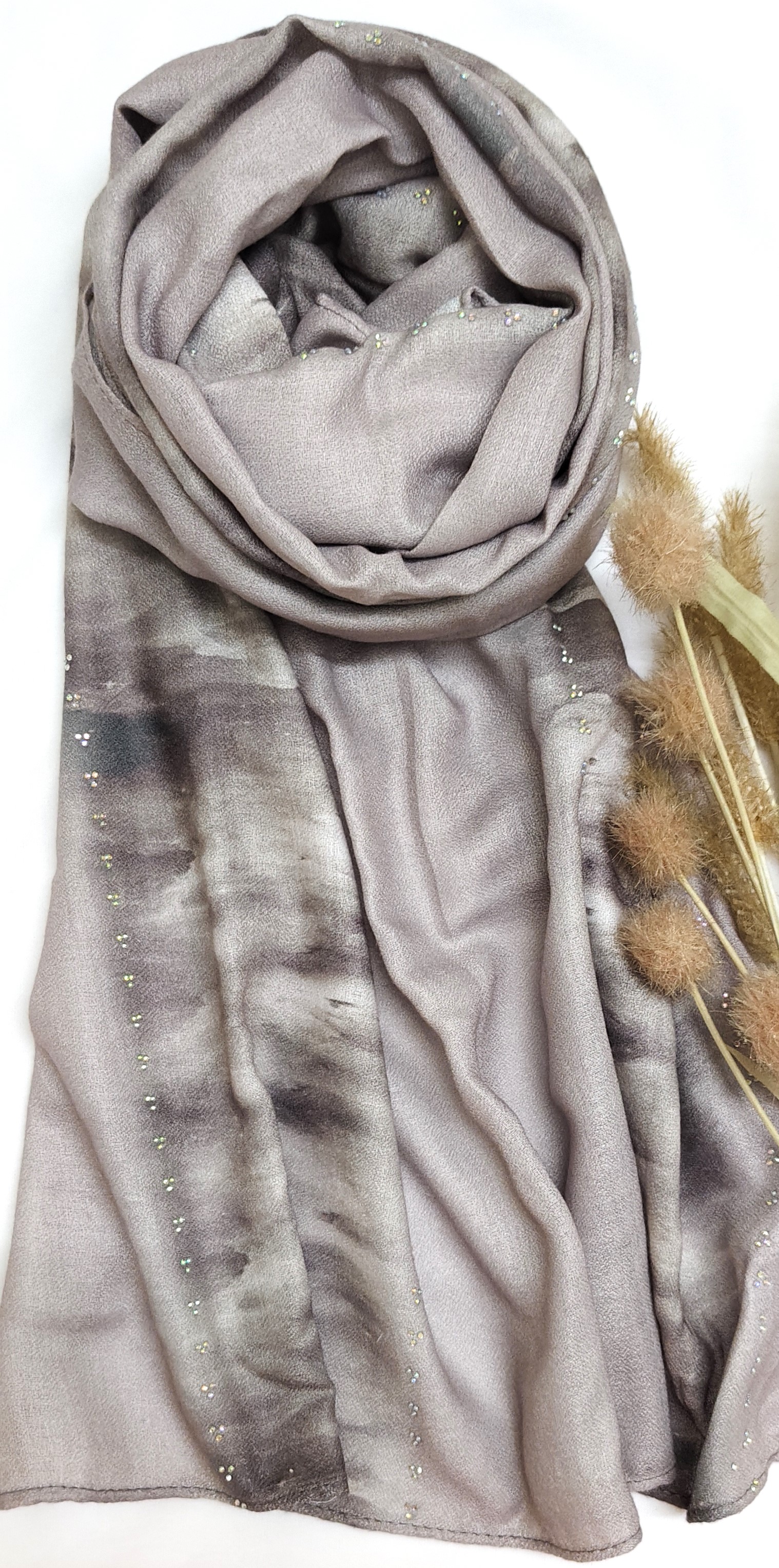 Viscose Summer Cool Cotton 3d Print Design and Crystal Stone