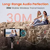 Portronics Vlogmate 3 Dual Wireless Collar Lapel Microphone (Black) Portronics Vlogmate 3 Dual Wireless Collar Lapel Microphone (Black)