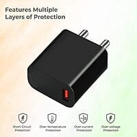 Champion 3Amp Single USB Port 15W Adapter | Wall Charger(Black) Champion 3Amp Single USB Port 15W Adapter | Wall Charger(Black)