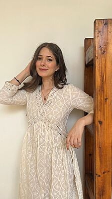 Chikankari Mirror Dress-4