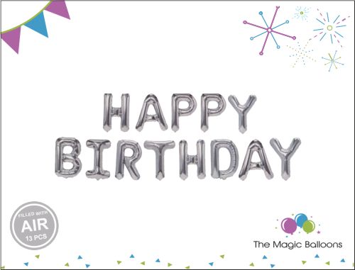 Happy Birthday Foil Balloons