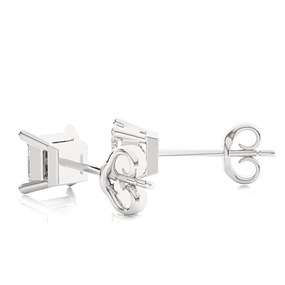 Tara Square Spark – Diamond Studs