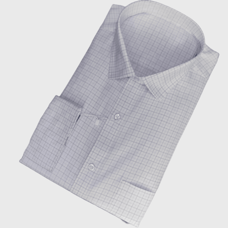 WHITE CHECKS SHIRT