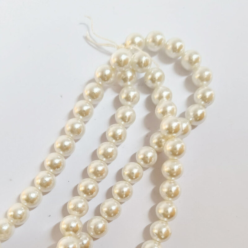Full Beads white 8mm