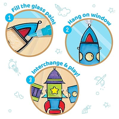WINDOW ART ROCKET