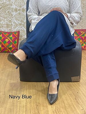 Woolen Knitted Salwar-NavyBlue Woolen Knitted Salwar-NavyBlue