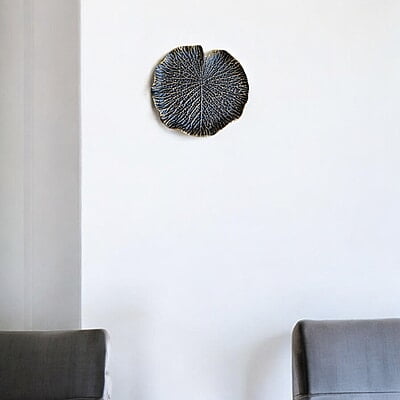 Black Leaf MDF Wall Art Black Leaf MDF Wall Art