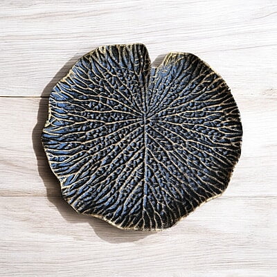 Black Leaf MDF Wall Art Black Leaf MDF Wall Art