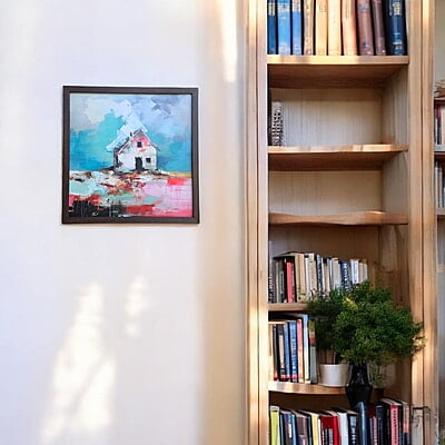 Abstract House Wall Art Abstract House Wall Art