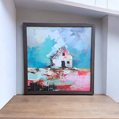 Abstract House Wall Art Abstract House Wall Art