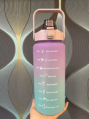 Motivational Time Marker water bottle